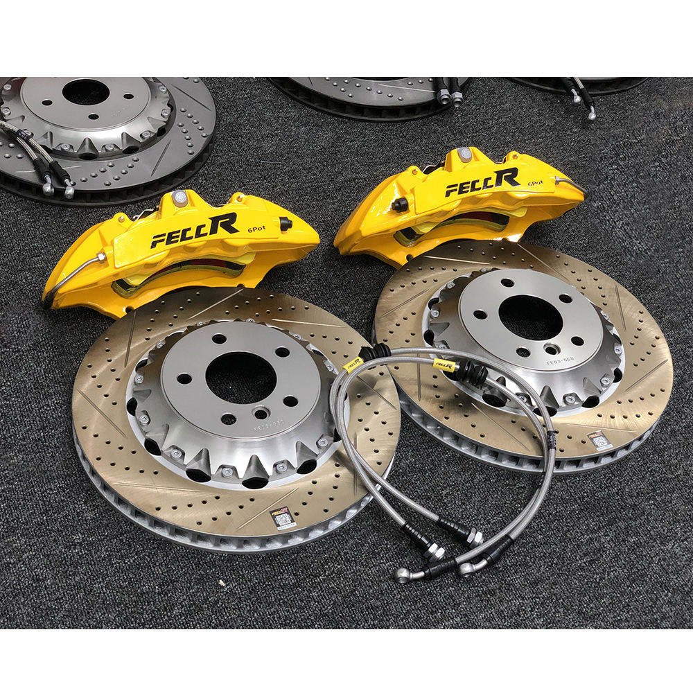 Auto Brake System Modified Big Brake Kit 6 Pistons Brake Caliper for BMW F18/F10/F12/F07